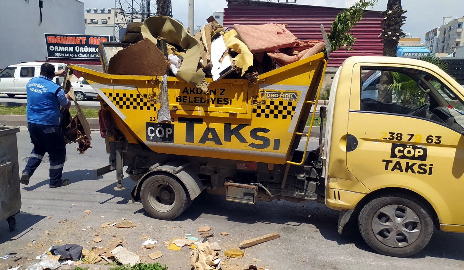 akdenizde tonlarca moloz ve mobilya atığı toplanıyor-6