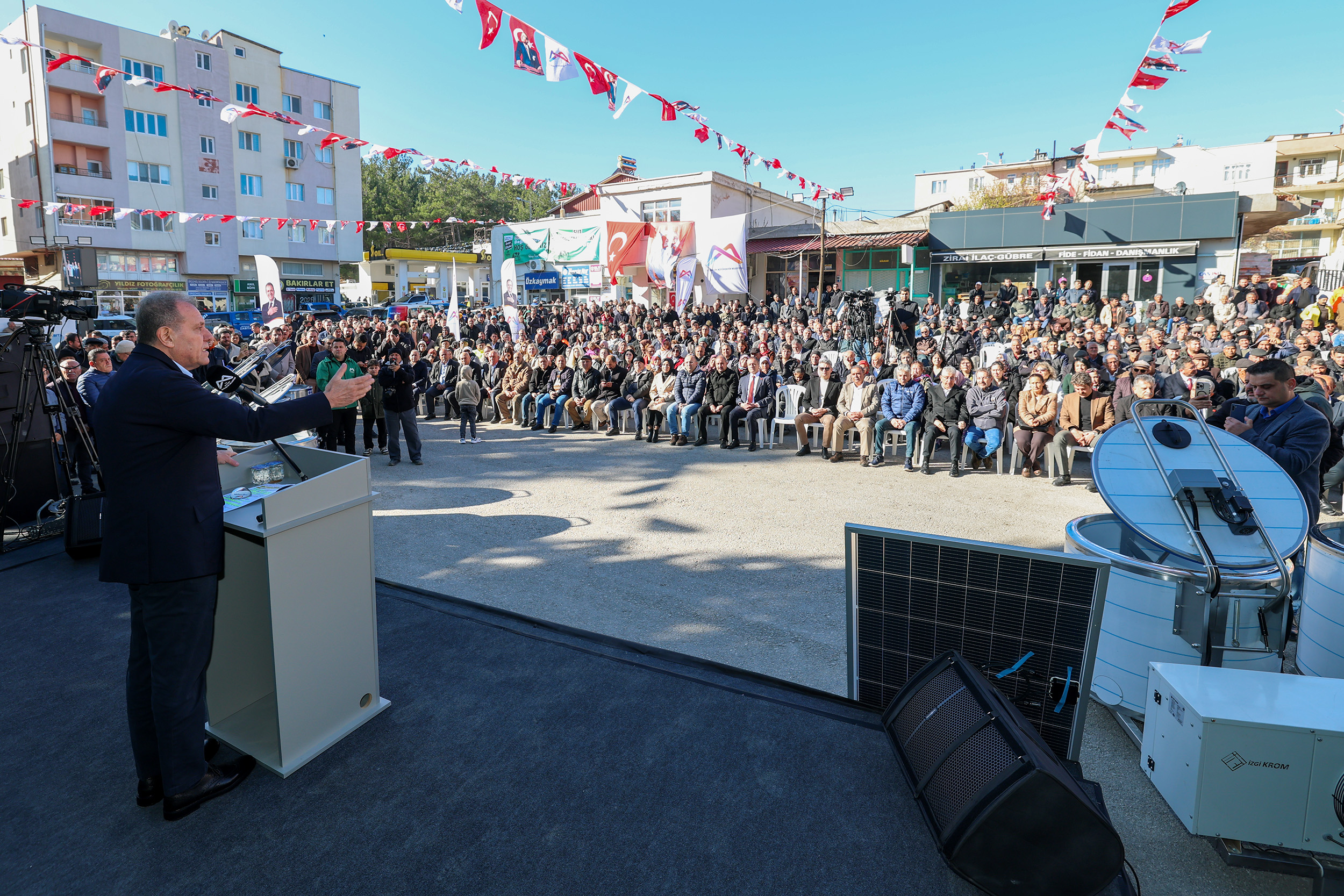 BAŞKAN SEÇER, ‘SÜT SOĞUTMA TANKI DAĞITIM TÖRENİ’NE KATILDI (9)