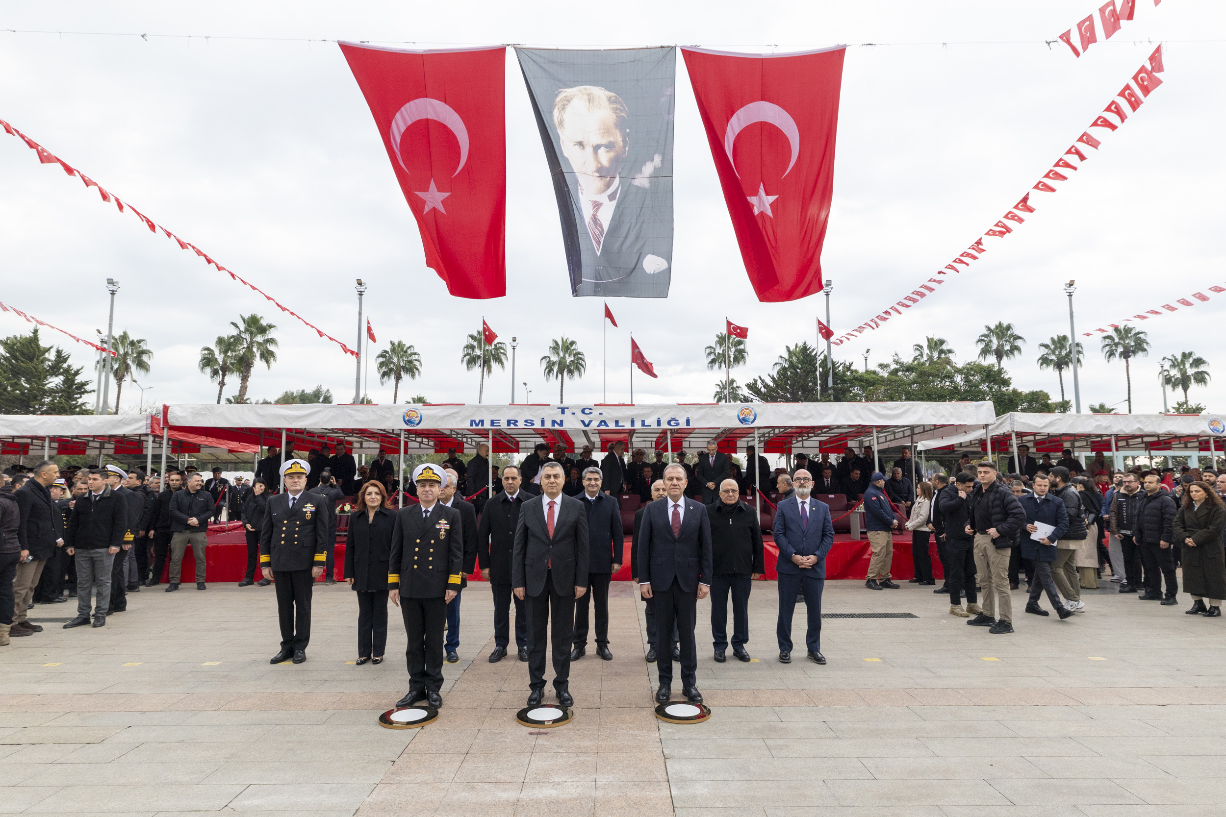 MERSİN’İN DÜŞMAN İŞGALİNDEN KURTULUŞUNUN 104. YIL DÖNÜMÜ KENTTE COŞKUYLA KUTLANDI (6)