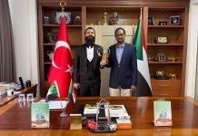 Akif Manaf’a “Sudan-Türkiye Barış Ödülü” Verildi