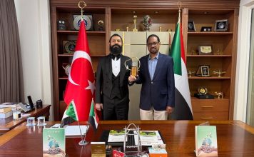 Akif Manaf’a “Sudan-Türkiye Barış Ödülü” Verildi