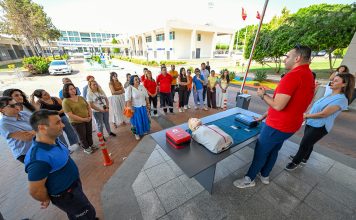 MERSİN BÜYÜKŞEHİR’DEN HAYAT KURTARAN OED CİHAZI EĞİTİMİ